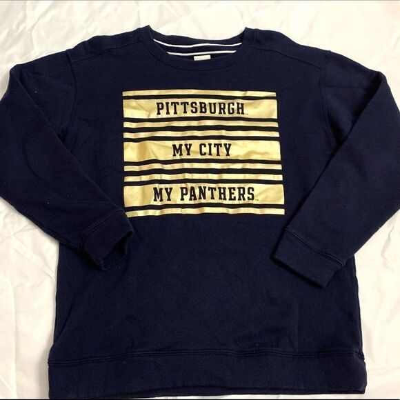 Victoria’s Secret Pink Pitt Varsity Sweatshirt - Picture 1 of 4